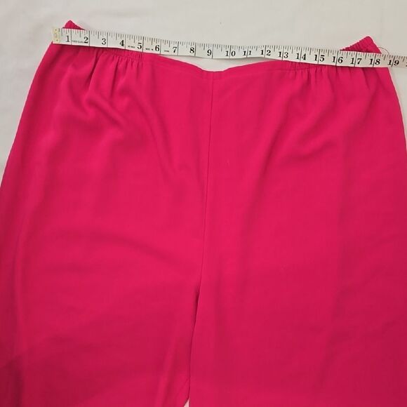 Vibrant Pink Wide-Leg Jumpsuit with Relaxed Fit 2xl - Picture 3 of 8